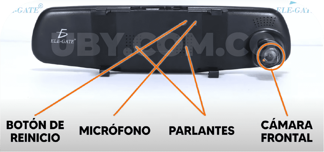 Espejo Retrovisor Doble Cámara DVR 50% DTO