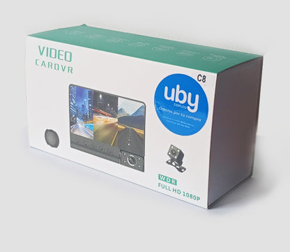 DVR 3 Lentes Carro - VISIÓN NOCTURNA 30% DTO