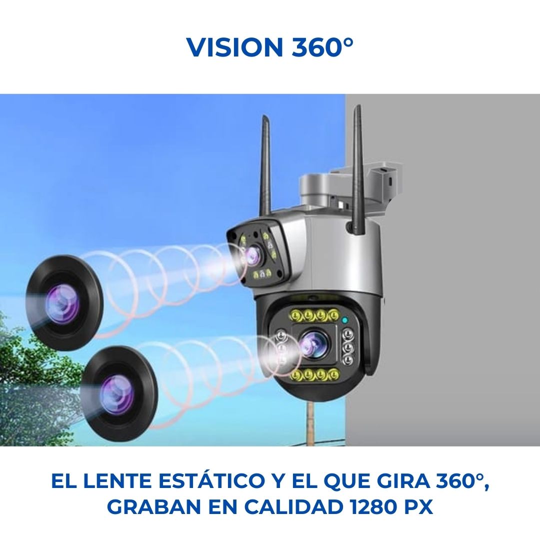 Cámara Doble Lente EXTERIORES - 30% DTO