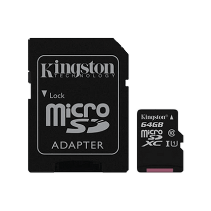 Memoria MICRO SD Kingston 64 GB CLASE 10