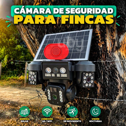 Cámara 4G SOLAR - 3 LENTES