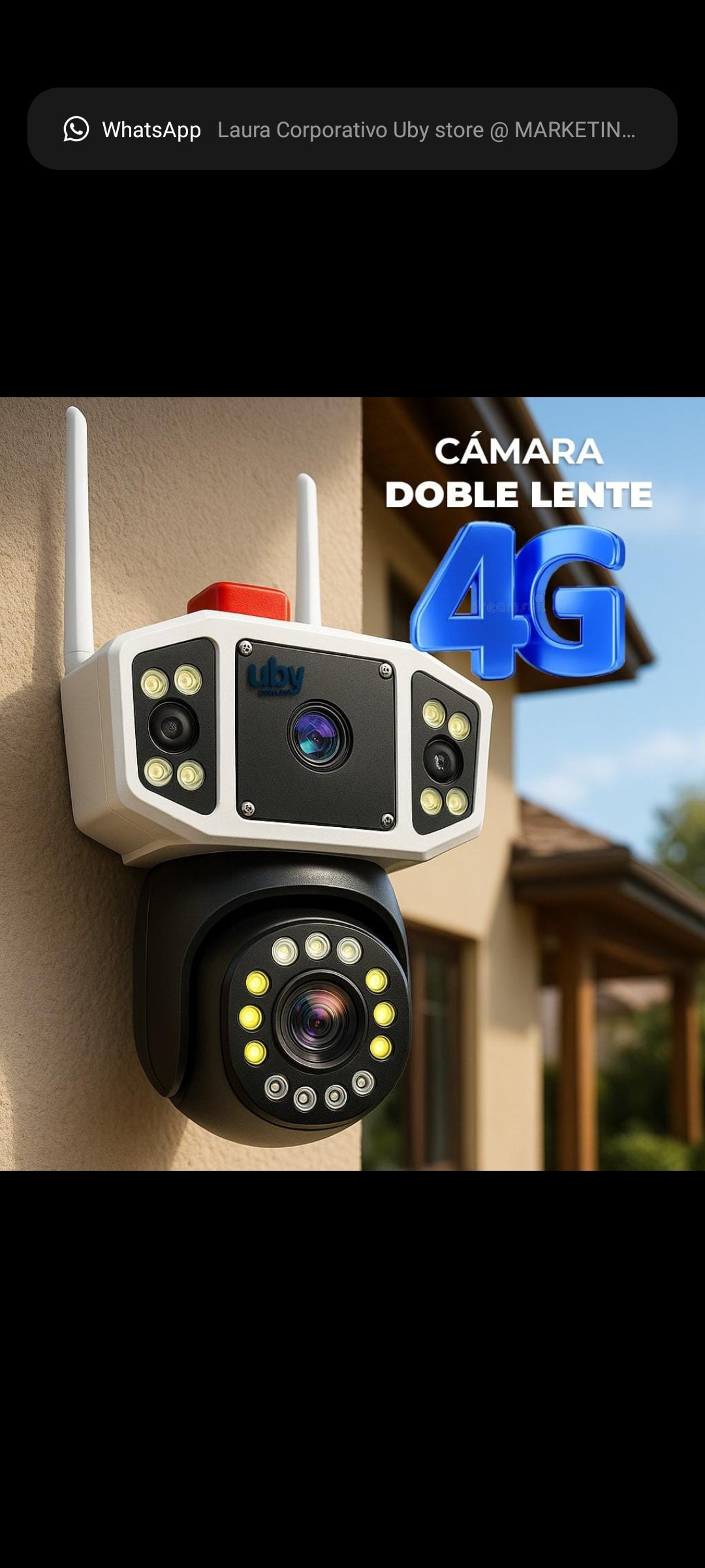 Cámara Doble Lente 4G Corriente